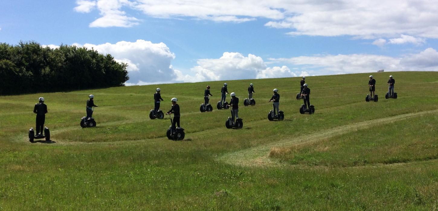 Prøv at køre på segway