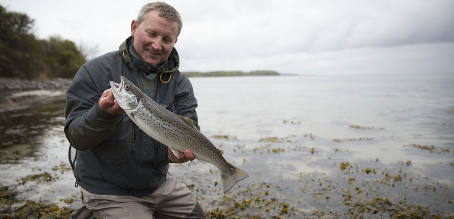 Lystfisker på Langeland