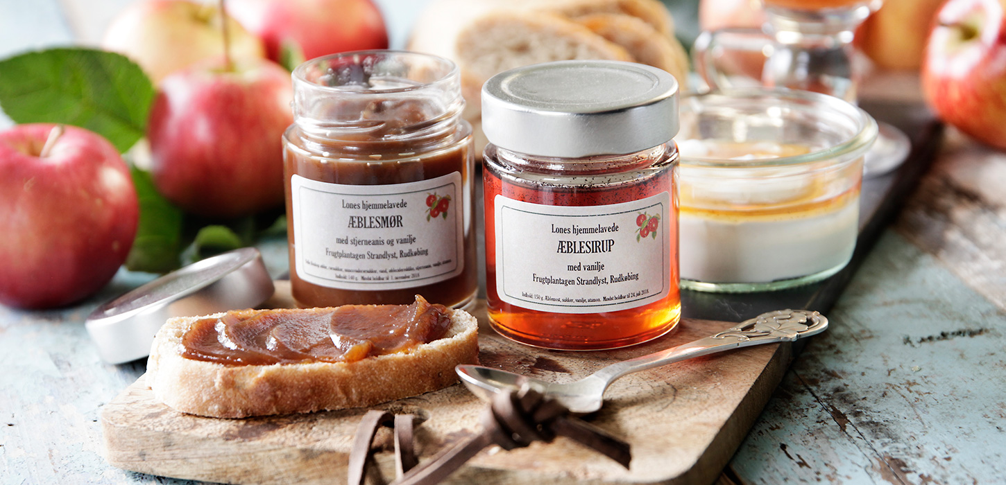 Hjemmelavede produkter fra Strandlyst