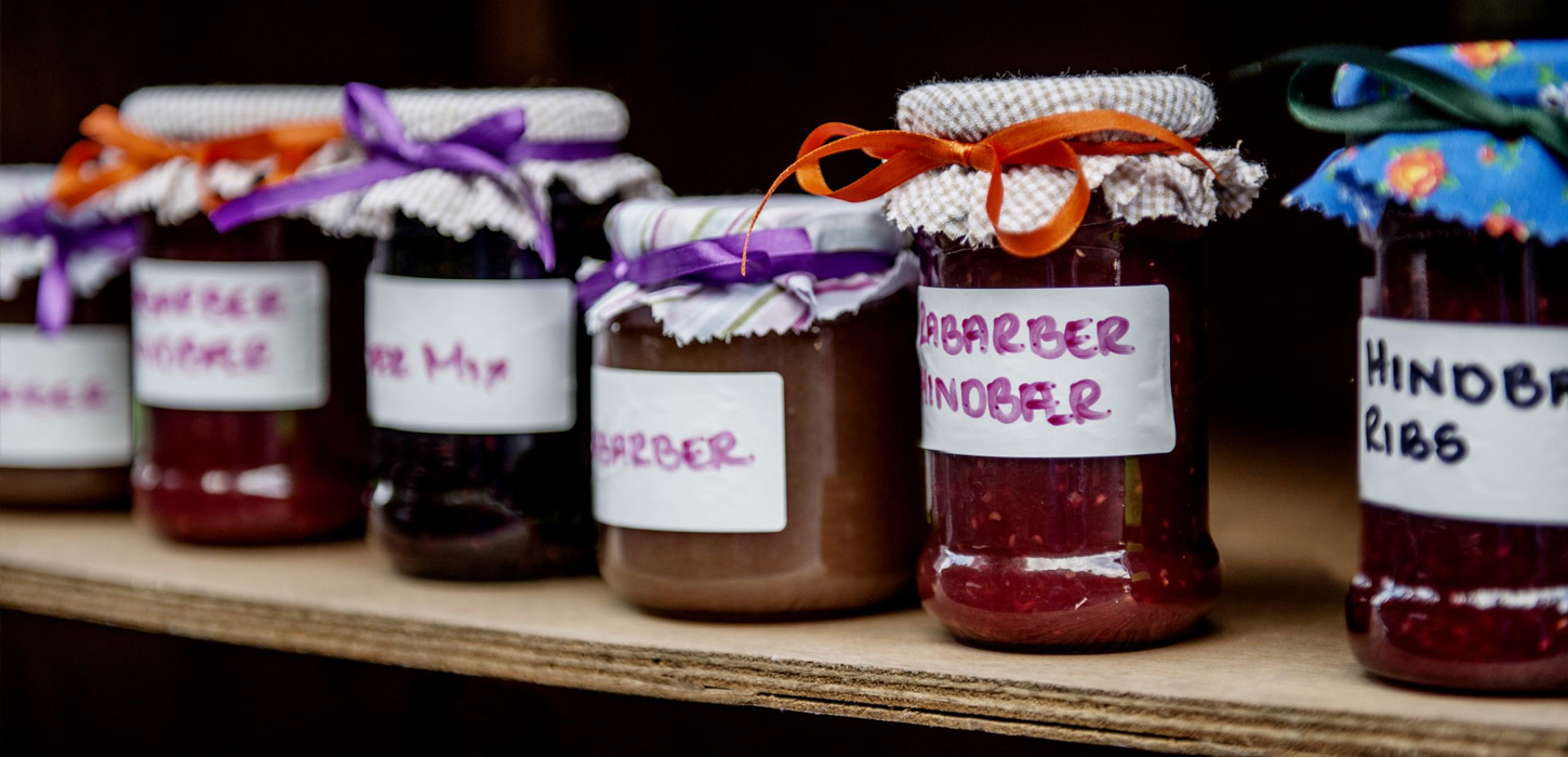 Marmelader fra langelandsk vejbod