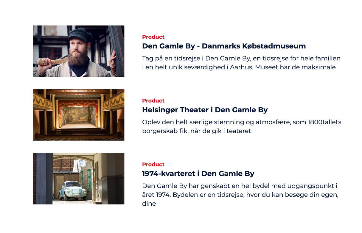 Sådan vises din intro-tekst på en liste