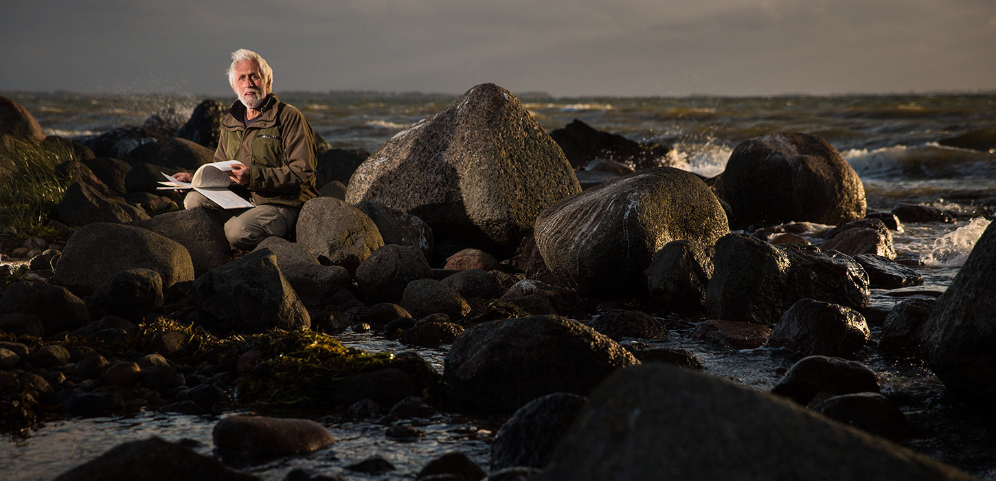 Mogens Sjøgård maler gerne kystlandskabet