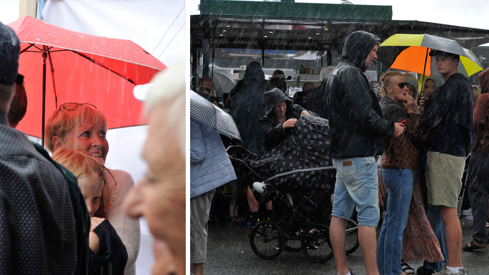 Frikadellefest på Langeland - Højt humør trods regnvejr