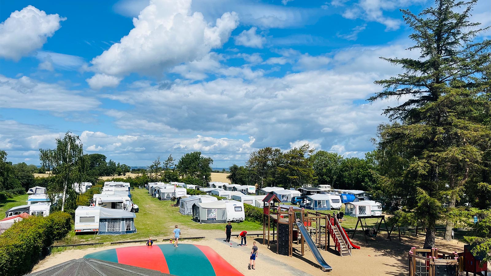 Natursmukcampingplads, Ristinge Camping, Feriepark Langeland