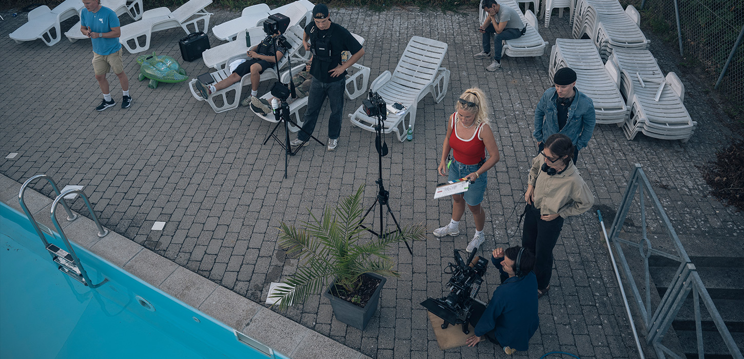 Ristinge Camping under optagelserne til "Min evige sommer"