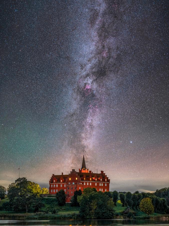 Stjernehimmel over Tranekær Slot