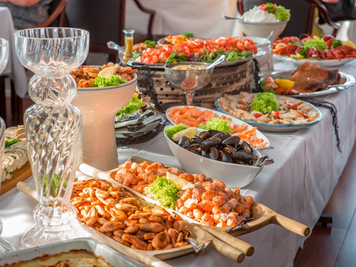 Fiskebuffet på Bagenkop Kro