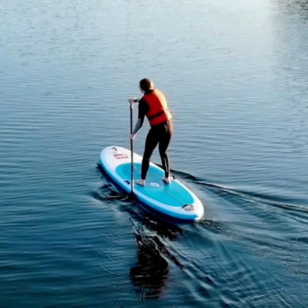 På Langeland kan du stå på SUP board