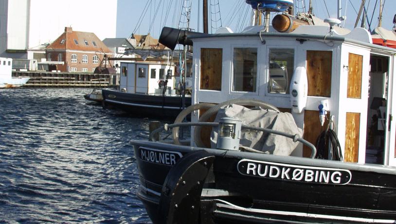 Skibet Mjølner i Rudkøbing Havn