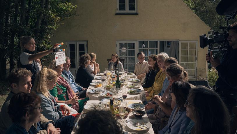Sommerhus ved Åsø under optagelserne til "Min evige sommer"