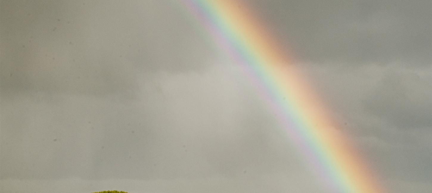 Regnbue over Langeland - Hvad kan man lave når det regner på Langeland 