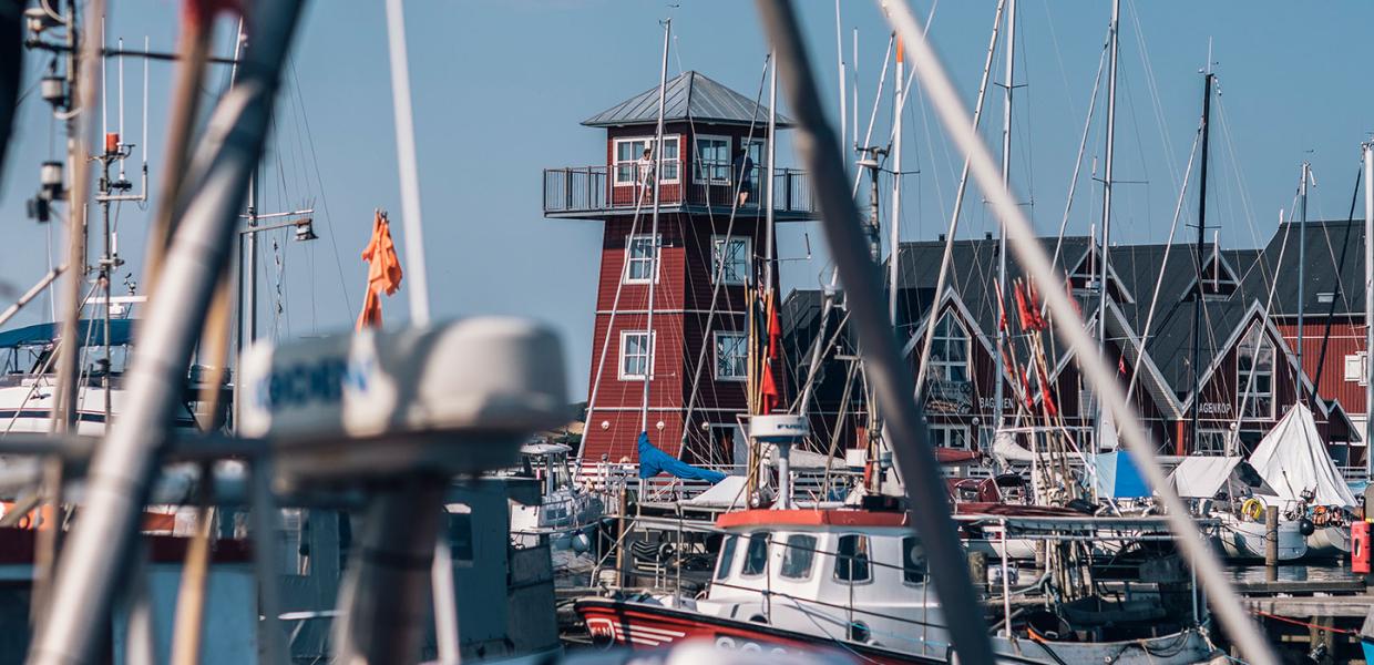 Udsigtstårn på Bagenkop Havn