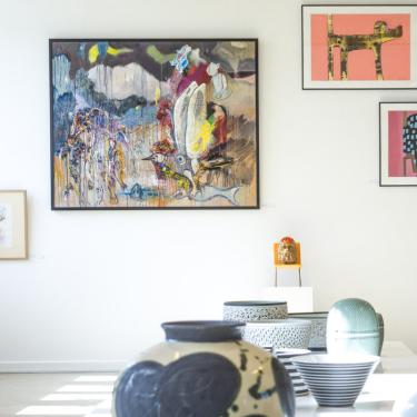 Fællesudstilling kunstnernes åben døre